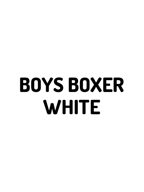 BOYS BOXER WHITE