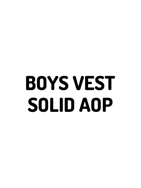 BOYS VEST SOLID AOP