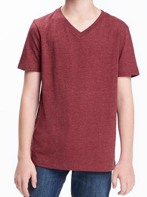 kids v-neck t-shirt-2